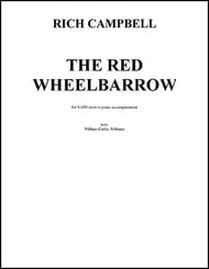 The Red Wheelbarrow SATB choral sheet music cover Thumbnail